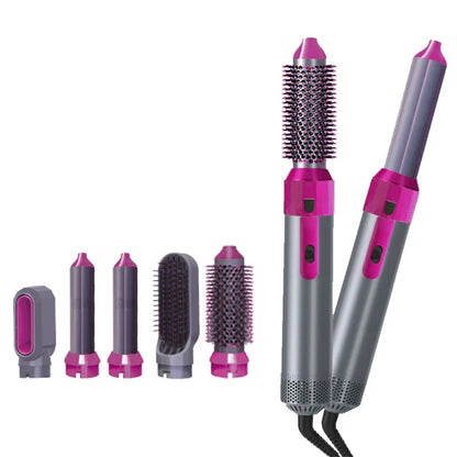 5-in-1 Hair Brush 💇‍♀️✨ فرشاة تصفيف الشعر 5 في 1 ✨💖